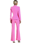 Pink Jacket and Pants Suit