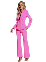 Pink Jacket and Pants Suit