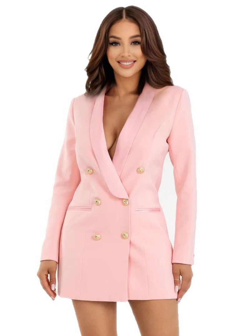 Pink Jacket Dress