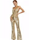 Gold Sequins Jumpsuit