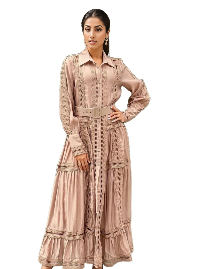 Light Brown Maxi Dress