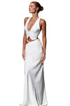 White Halter Top and Maxi  Skirt