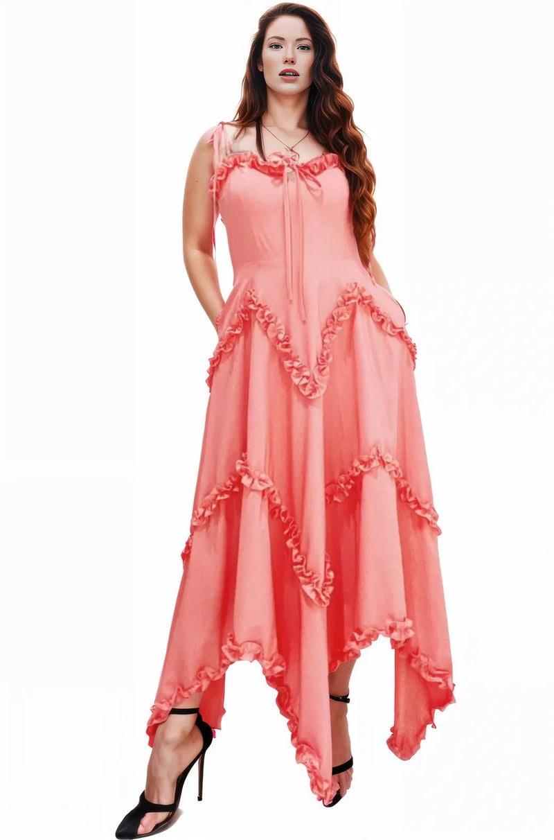 Fuchsia Pink Maxi Dress