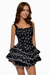 Black Mini Dress with Short