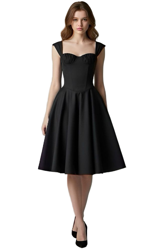 Black Midi Dress