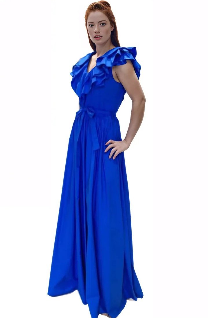 Royal Blue Maxi Dress