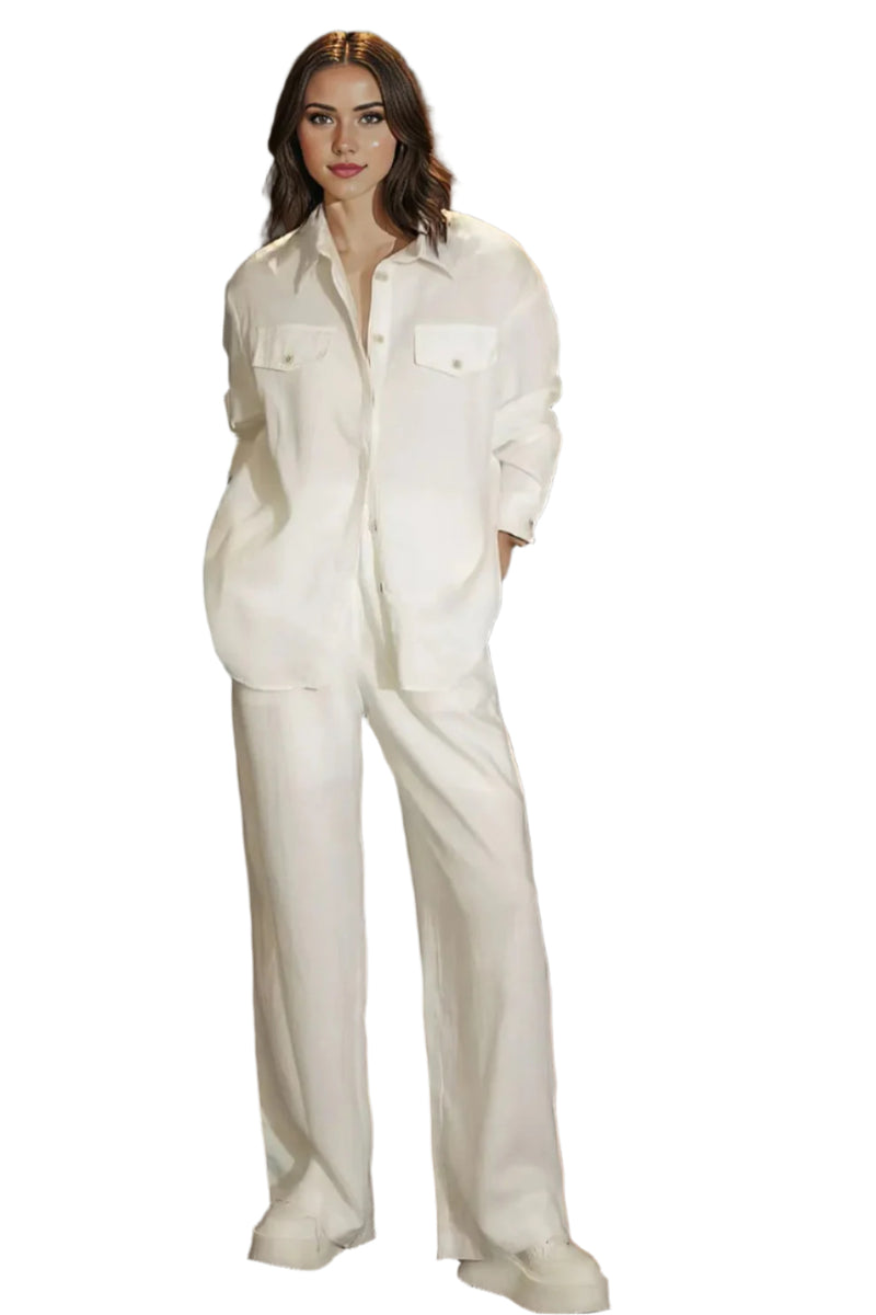 White Top and Pants