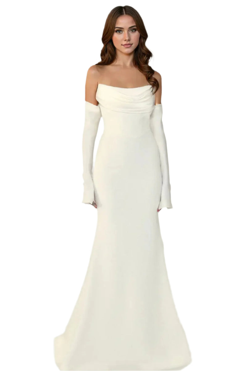 White Tube Maxi Dress