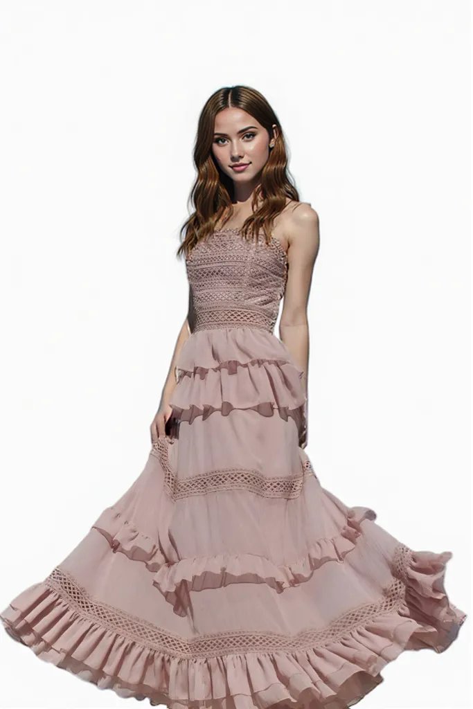 Light Brown Maxi Dress