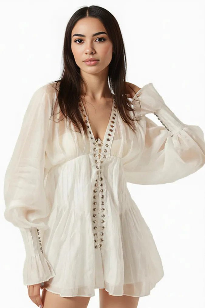 White Sleeveless Top and Short