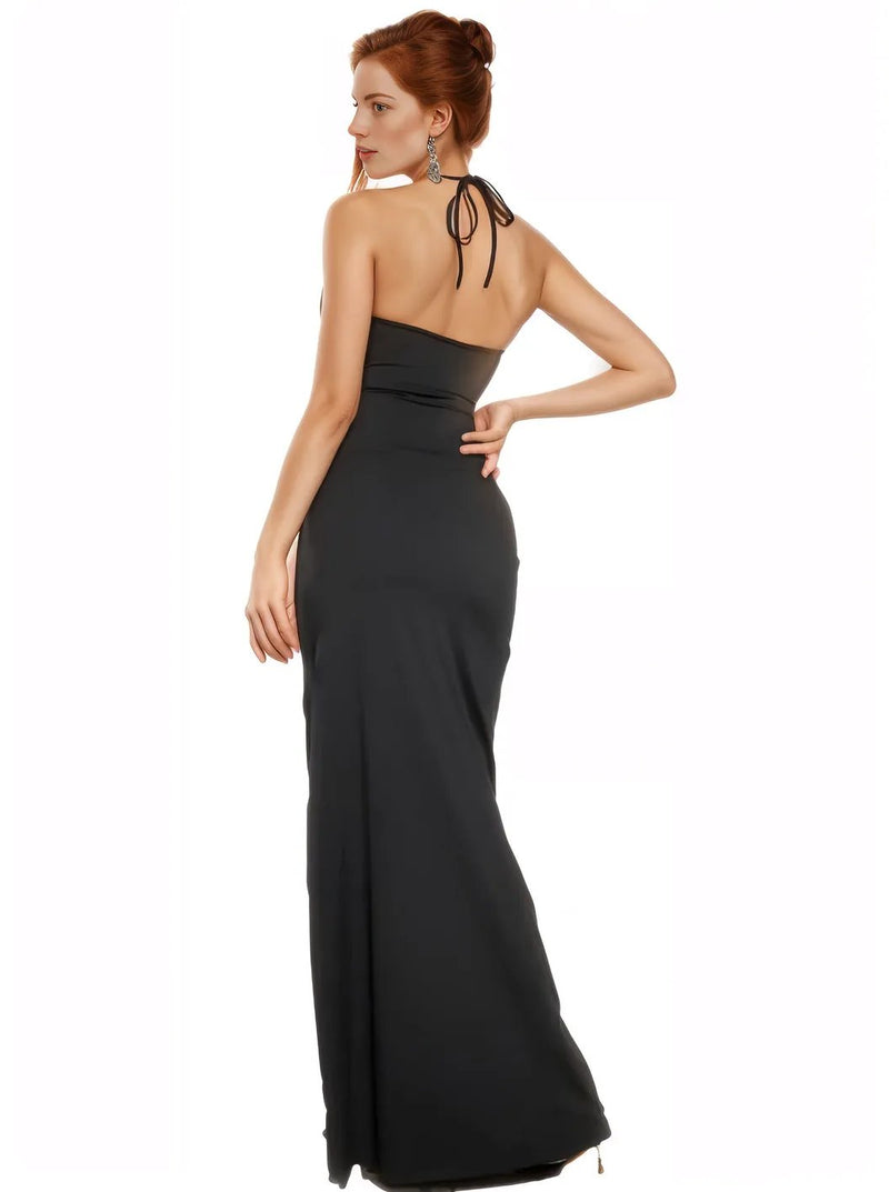 Black Maxi Dress With Cut Out