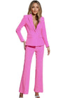 Pink Jacket and Pants Suit