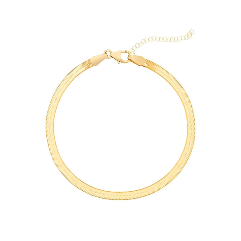 Snake Yellow Gold Bracelet