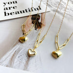 Heart Enamel Pendant