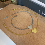 Heart Plate Bracelet