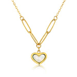 Heart Enamel Pendant
