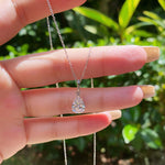 Silver Pear Pendant