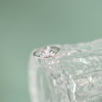 Silver Lotus Flower Ring