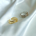 White Gold Double Wire Ring