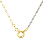 Half Riviera Pendant necklace