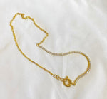Half Riviera Pendant necklace