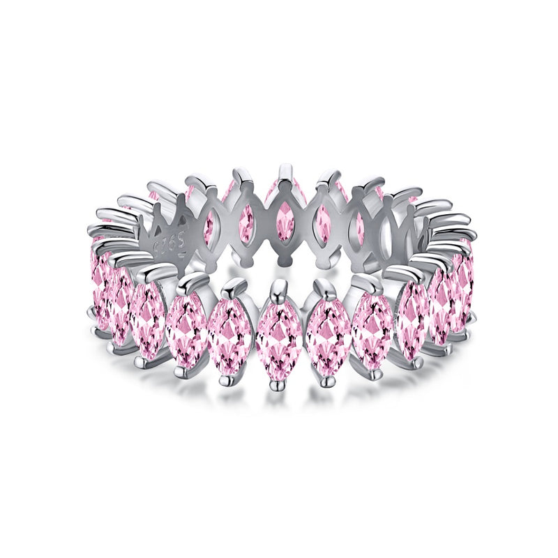 Rose Marquise Eternity Band