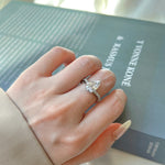 Pear Cut Chevron Ring