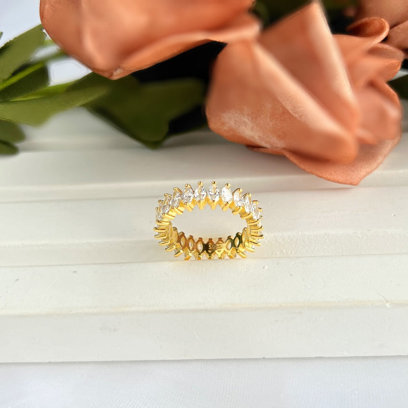 Marquise Cut Eternity  ring