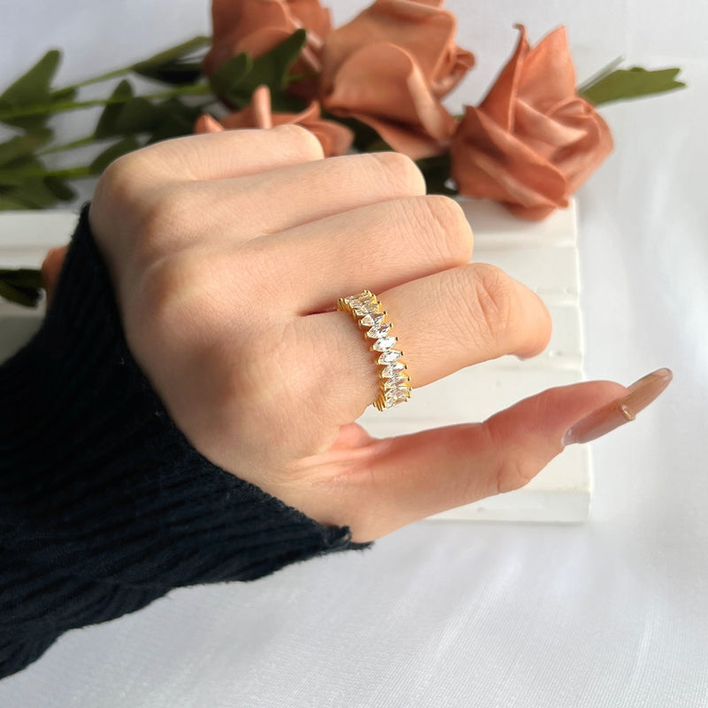 Marquise Cut Eternity  ring