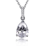 Silver Pear Pendant