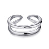 White Gold Double Wire Ring