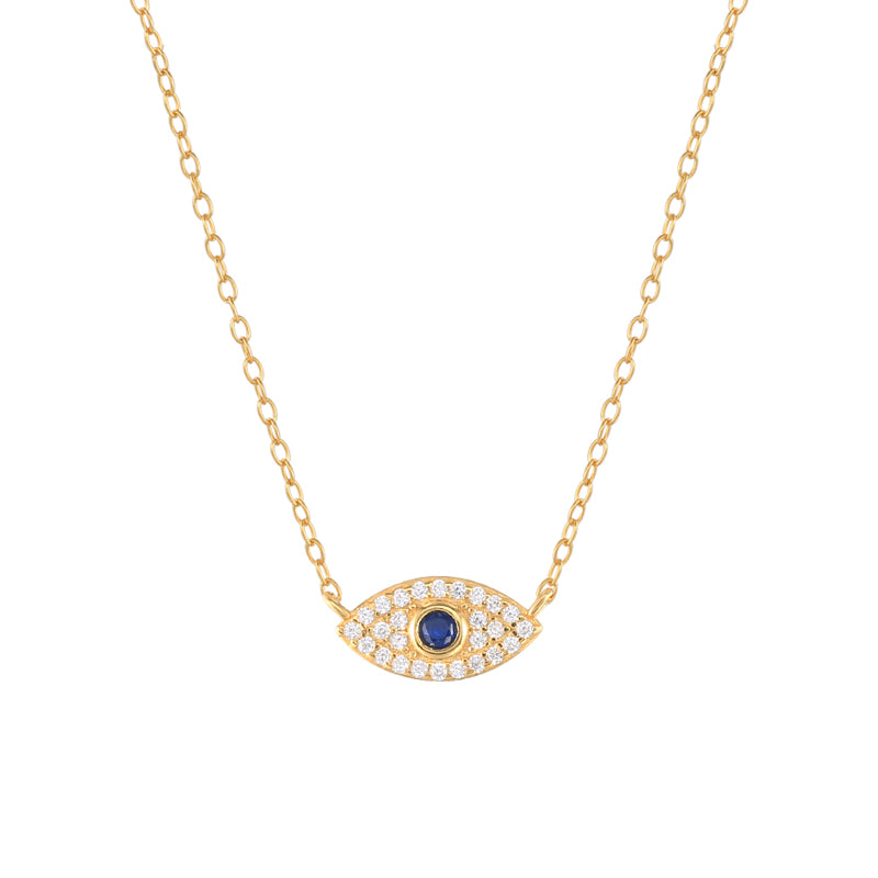 Eye Pendant Yellow Gold