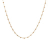 yellow gold beaded chain