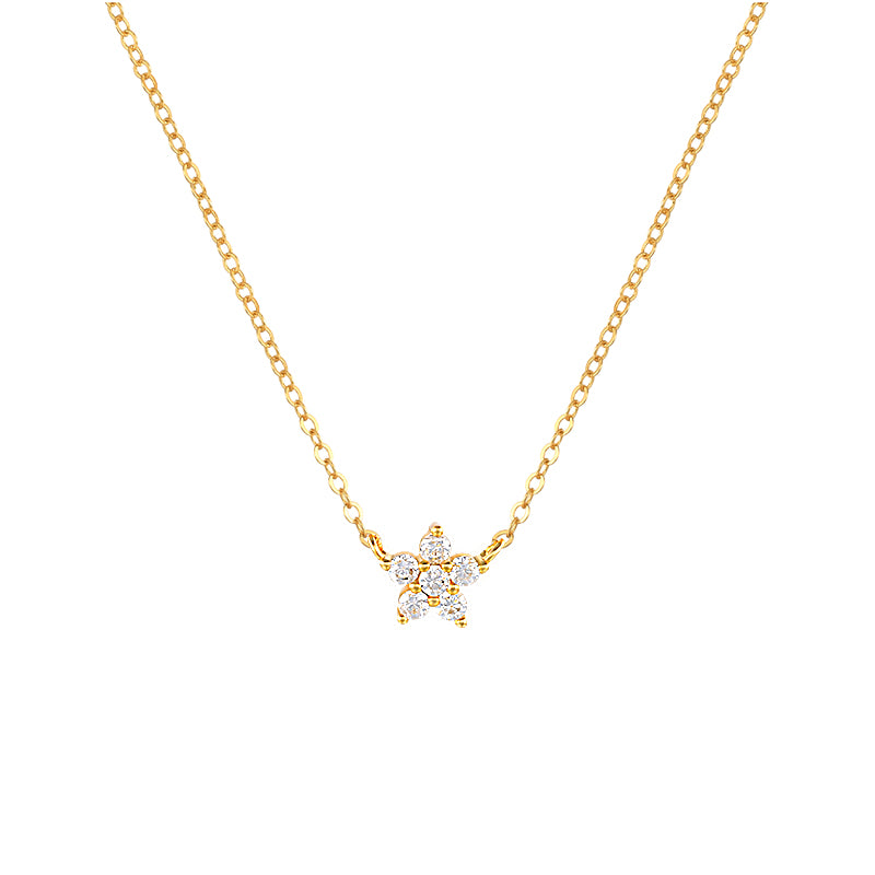 yellow gold star chain