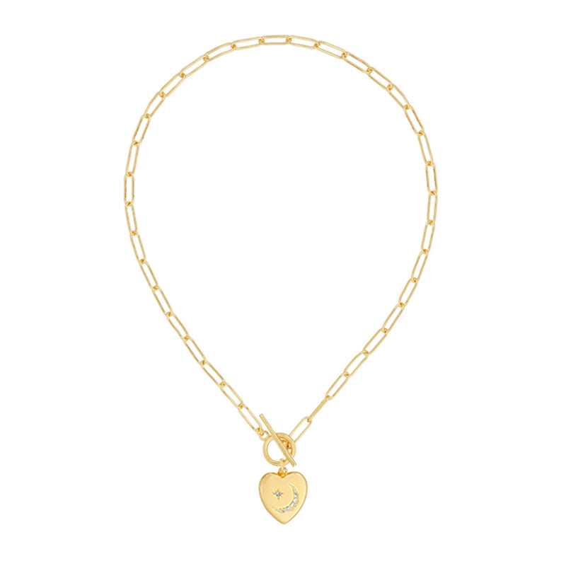 Yellow Gold Heart Pendant